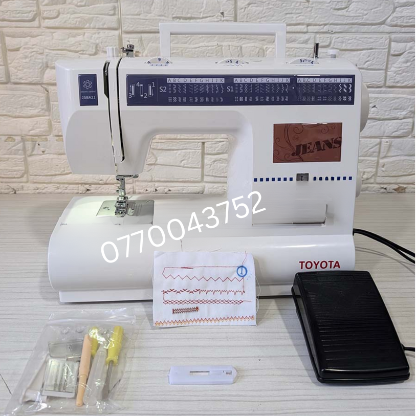 MACHINE A COUDRE TOYOTA JEANS JSBA121 ماكنة خياطة ذات 33 غرزة